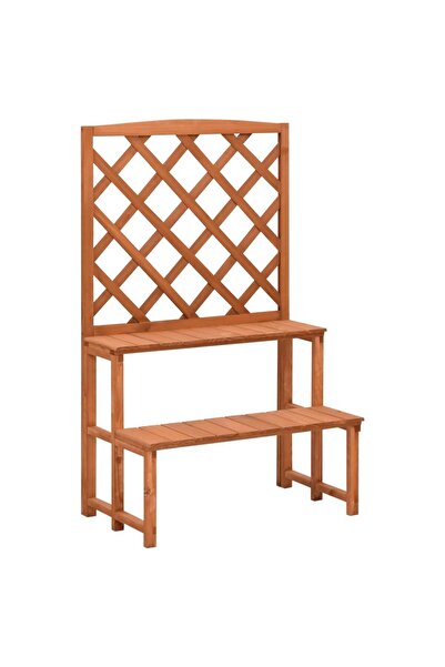 Concept Suport plante cu spalier, 70x42x115 cm, lemn masiv de brad