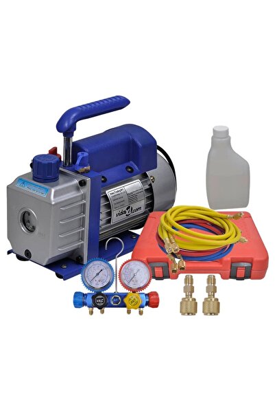 Concept Pompă de vid cu o etapă, cu set de manometre cu 4 porturi