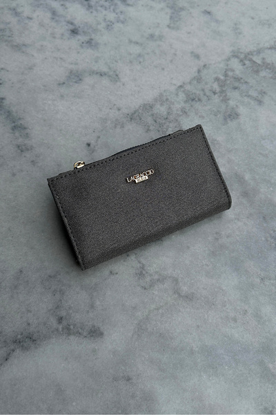 La La'Graccio Paris La'Graccio Paris Chıla Women's Glittery Wallet Gray Glittery