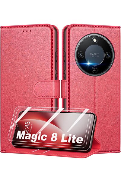 Rivor Honor Magic 8 Lite Compatible Case with Camera Protection Cover, Card H...