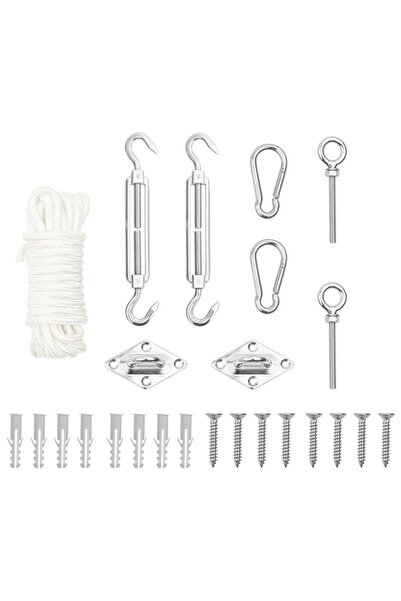 Concept Σετ αξεσουάρ σκίασης, 9 τεμάχια, ανοξείδωτο ατσάλι