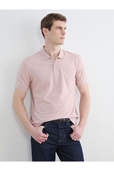 LC Waikiki Pembe Polo Yaka Pike Erkek Tişört
