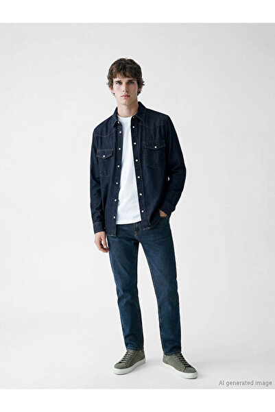 LC Waikiki بنطلون جينز رجالي من إنديجو 779 بقصة عادية