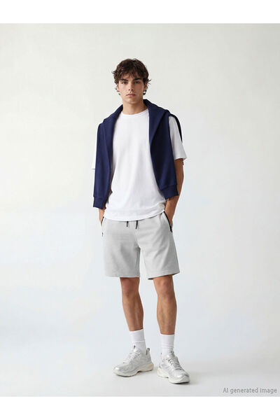 LC Waikiki Standardfit Men's Pique Shorts from Uzg Store for Style Enthusiasts