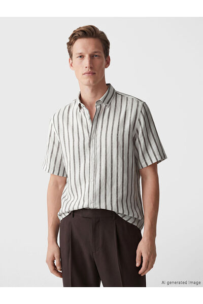 LC Waikiki I Standart Fit Striped Men's Shirt from Freezen Store