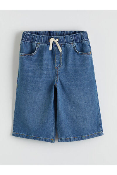 LC Waikiki شورت جينز للأولاد من Shining Store مع حزام خصر من سلسلة Işıltılı S...