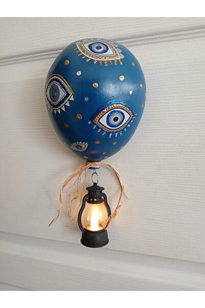 RENKLİMASALTASARIMLAR Dekoratif balon saksı pilli Fenerli