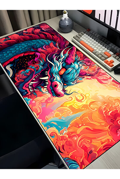 Charmbi Dragon Themed 40X90 Procontrol Mouse Pad Gaming Mousepad Non-Slip Sol...