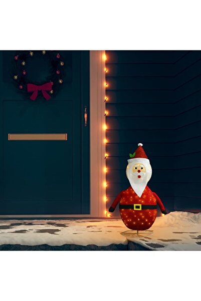 Concept Decorative Santa Claus figurine with LED, 60 cm, luxury fabric