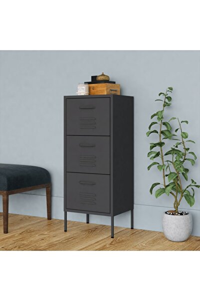 Concept Ντουλάπι αποθήκευσης, ανθρακί, 42,5x35x101,5 cm, ατσάλι