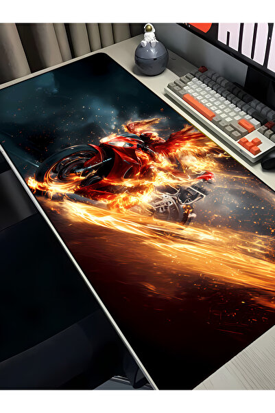 Charmbi Motoscyle 40X90 Procontrol Mouse Pad Gaming Mousepad Non-Slip Sole La...