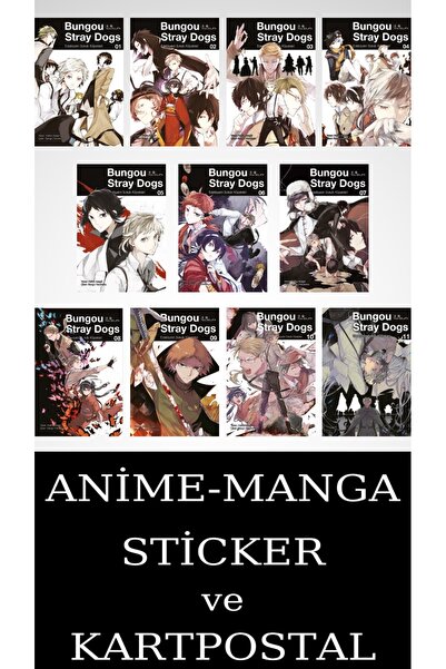 Gerekli Şeyler Yayıncılık Bungou Stray Dogs 1-2-3-4-5-6-7-8-9-10-11 Manga Set...