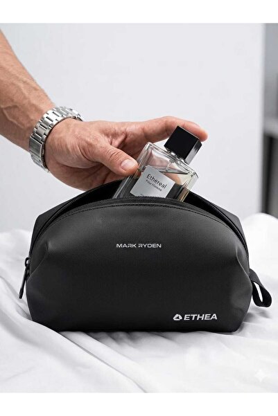 Ethea Waterproof men's makeup bag, travel cosmetic organizer, large compartme...