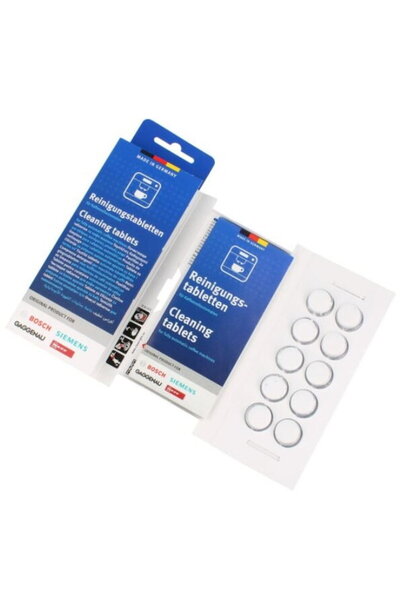 Bosch Cleaning tablets for BOSCH/SIEMENS espresso machine 00312295, 10 tablets