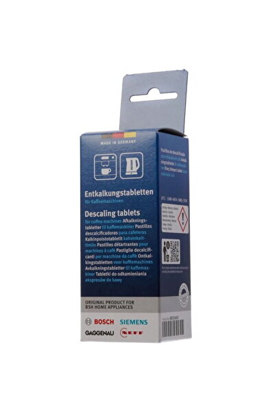 Bosch Set 6 pastile decalcifiere by IBEDA-CHEMIE 00312453, 18g, Pentru aparat...