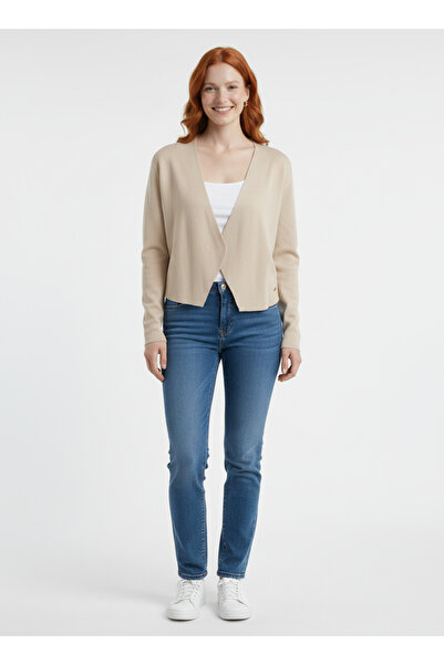 Neden Tekstil Women's V-Neck Knitwear Cardigan