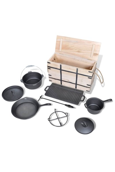 Concept Σετ κατσαρολών από χυτοσίδηρο 9 τεμαχίων