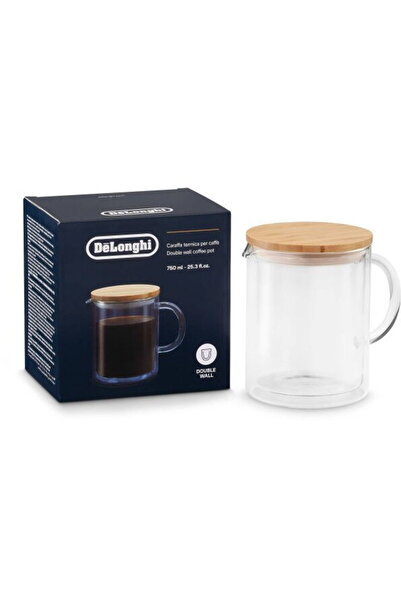 DELONGHİ DLSC078 glass carafe, double wall, 750 ml