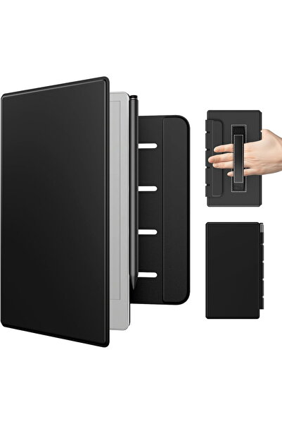 MOKO Book Folio Case for Remarkable Paper Pro Move 7.3", Magnetic, Black