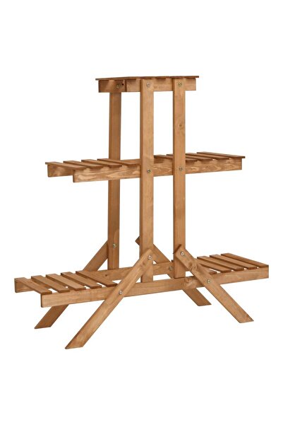 Concept Suport jardinieră, 83 x 25 x 83 cm, lemn de brad