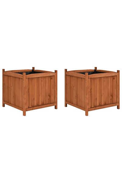 Concept Straturi înălțate, 2 buc., 50 x 50 x 50 cm, lemn de brad