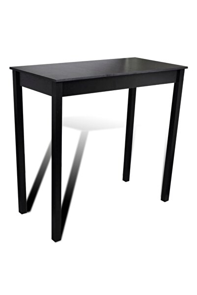 Concept Τραπέζι μπαρ από MDF, μαύρο, 115 x 55 x 107 εκ.