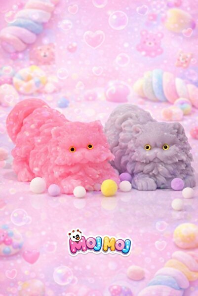 hamiyetkirtasiye Kedi Sevimli Dev Moj Moj Squishy (1 Adet)