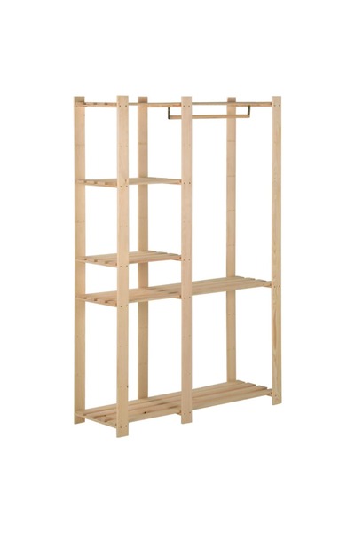 Concept Cuier de haine, 110x38x170 cm, lemn masiv de pin