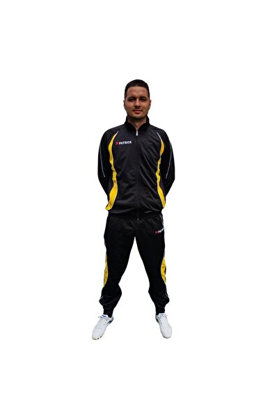 PATRİCK Patrick Tracksuit, BLACK-YELLOW, 2XL PT1