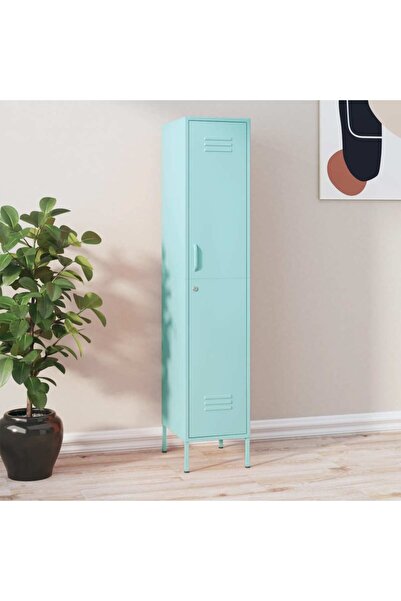 Concept Dulap de vestiar, verde mentă, 35x46x180 cm, oțel