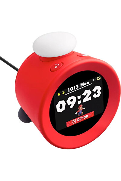 Nintendo Nintendo Interactive Digital Alarm Clock, Red