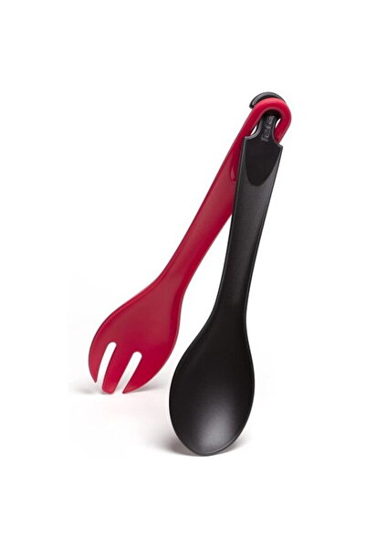 TEFAL Salad tongs Ingenio K2060614, 35.2cm, plastic, black-red