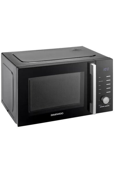 Daewoo Cuptor cu microunde KOR-25RBK, control digital, 25 litri, putere 850 W, negru