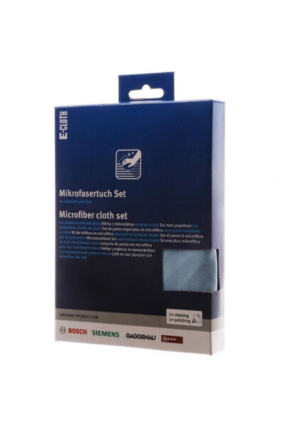 Bosch E-Cloth EnviroProducts 00312327 set, microfiber cloths for cleaning sta...