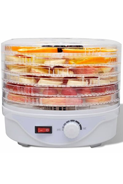 Concept Deshidrator de alimente cu 6 tăvi stivuibile (rotund)