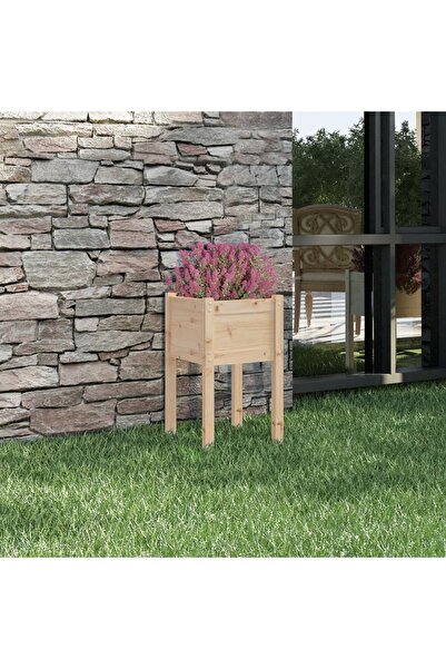 Concept Γλάστρα κήπου, 50x50x70 cm, από μασίφ ξύλο πεύκου