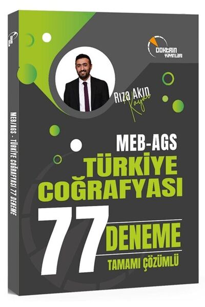 Doktrin Yayınları Doktrin MEB-AGS Türkiye Coğrafyası 77 Deneme Çözümlü - Rıza...
