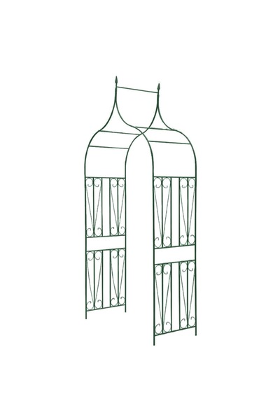 Concept Garden arch climbing plants pointed tip dark green