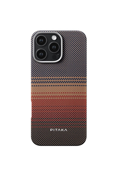 PITAKA Husa de protectie Tactile Woven Aramida Magsafe pentru iPhone 16 Pro, ...