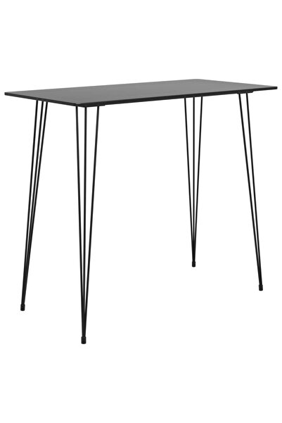 Concept Τραπέζι μπαρ, μαύρο, 120 x 60 x 105 εκ.