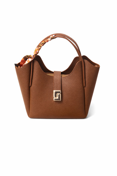 Polo Of Colors Women's Hand and Shoulder Strap with Scarf Accessory Bag