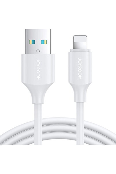 Joyroom Cablu date si incarcare USB-Lightning, 2.4A 1m, Alb