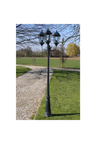 Concept Φανάρι Brighton με 3 βραχίονες 230 εκ. Σκούρο πράσινο/Μαύρο