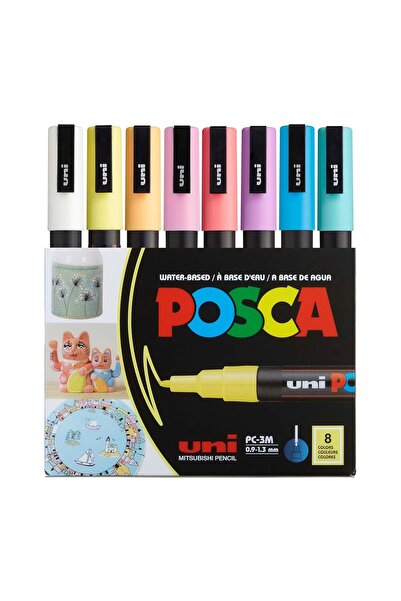 POSCA POSTER MARKÖRÜ SET PC-3M/8C SC RENK 8