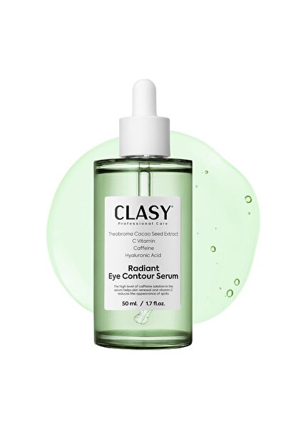 Clasy Care CLASYCARE Radiant Göz Çevresi Serumu – Kafein Göz Serumu – Hyaluro...