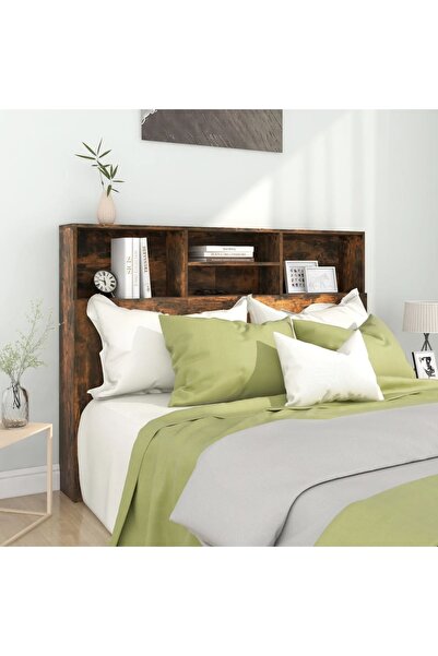 Concept Κεφαλάρι με ντουλάπα, καπνιστή δρυς, 140x19x103,5 εκ.