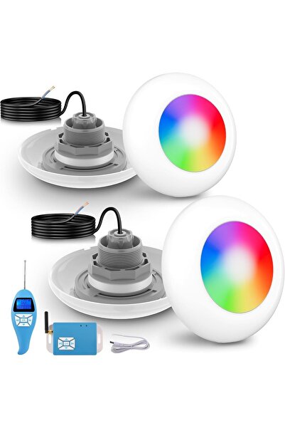 OEM Lampa LED do basenu LyLmLe 15W RGB 190 mm 12V AC z pilotem 2 sztuki PL06-...