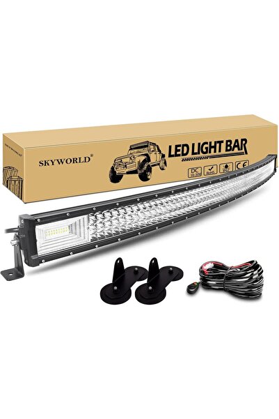 OEM Reflektor belka LED 52" 675W Woodporny 12V pentru SUV 4x4 SKYWORLD