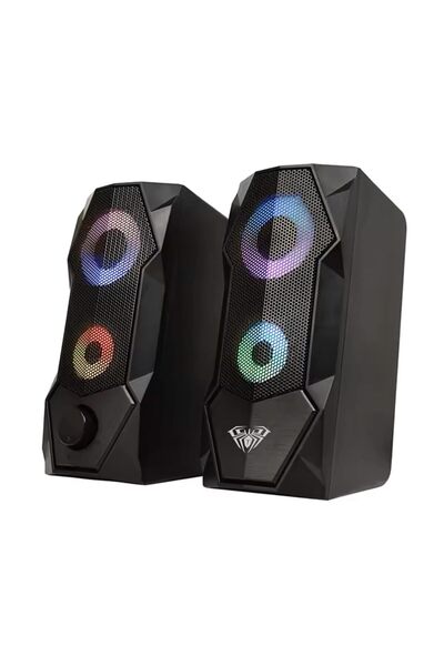 Aula N-301 10W Masaüstü RGB Gaming Oyuncu PC 1+1 Speaker Hoparlör