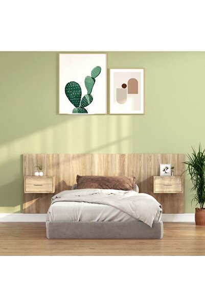 Concept Κεφαλάρι με ντουλάπια, δρυς sonoma, επεξεργασμένο ξύλο